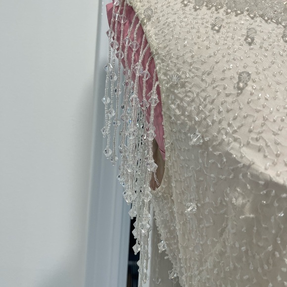 Vintage Jenny Packman gown. Preowned . With stains. No size. Fits 4 - Picture 6 of 14